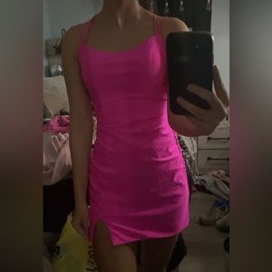 pink hoco/formal dress